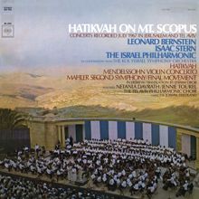 Leonard Bernstein: Hatikvah on Mt. Scopus