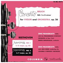 Zino Francescatti: Bruch: Concerto No. 1 in G Minor - Beethoven: Violin Romances - Saint-Saens: Violin Concertos