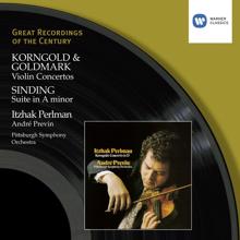 Itzhak Perlman/André Previn: Korngold & Goldmark: Violin Concertos