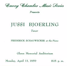 Jussi Björling: Bjorling, Jussin: The Atlanta Recital (1959)