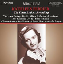 Kathleen Ferrier: The Finest Brahms Recordings (Remastered)