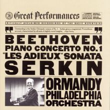 Rudolf Serkin: Beethoven: Piano Concerto No. 1 in C Major, Op. 15 & Piano Sonata No. 26 in E-Flat Major, Op. 81a "Les adieux"