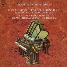 Leonard Bernstein: Mozart: Concerto for 3 Pianos in F Major, K. 242 & Piano Concerto No. 25 in C Major, K. 503