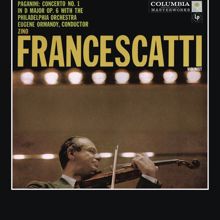 Zino Francescatti: Paganini: Violin Concerto No. 1 in D Major, Op. 6 (Remastered)