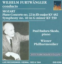 Wilhelm Furtwängler: Mozart, W.A.: Piano Concerto No. 22 / Symphony No. 40 (Badura-Skoda, Vienna Philharmonic, Furtwangler) (1944, 1952)