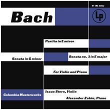 Isaac Stern: J.S. Bach: Violin Sonatas E Minor and E Major - C.P.E. Bach: Violin Sonata in G Minor, H. 542