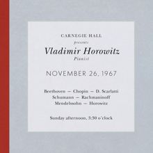 Audience: Opening Applause to Horowitz Recital of November 26, 1967