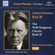 Edwin Fischer: The Well-Tempered Clavier, Book 2: Fugue