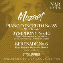 Otto Klemperer: MOZART: PIANO CONCERTO No. 25; SYMPHONY No.40; SERENADE "SERENADE No. 6"