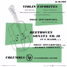 Rudolf Firkusny: Violin Favorites - Kreisler, Tchaikovsky, Paganini, Sarasate & Beethoven: Violin Sonata No. 10 in G Major, Op. 96 (Remastered)