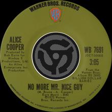 Alice Cooper: No More Mr. Nice Guy / Raped & Freezin' [Digital 45]