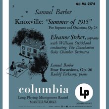 Rudolf Firkusny: Barber: Knoxville-Summer of 1915, Op. 24 & Four Excursions, Op. 20 - Hanson: Piano Concerto in G Major, Op. 36 (Remastered)