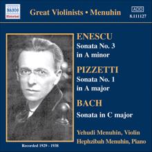 Yehudi Menuhin: Violin Sonata No. 3 in A minor, Op. 25, "Dans le caractere populaire roumain": I. Moderato malinconico