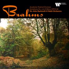 Sir John Barbirolli: Brahms: Academic Festival Overture, Op. 80 & Symphony No. 4, Op. 98