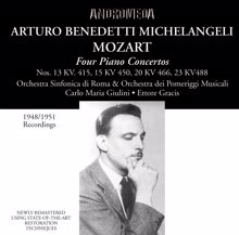 Arturo Benedetti Michelangeli: Mozart: Piano Concertos - Brahms: 28 Variations on a Theme by Paganini