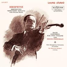 Jascha Heifetz: Beethoven: Sonata No. 9, Op. 47 "Kreutzer" in A, Bach: Concerto in D Minor for Two Violins, BWV 1043