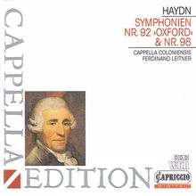 Ferdinand Leitner: Haydn: Symphonies Nos. 92 & 98