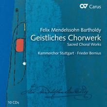 Frieder Bernius: Symphony No. 2 in B flat major, Op. 52, "Lobgesang" (Hymn of Praise): IX. Drum sing' ich mit meinem Liede (Soprano, Tenor)