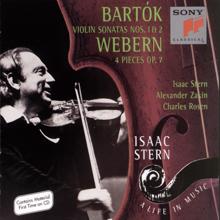 Isaac Stern: Bartók: Violin Sonatas Nos. 1 & 2 - Webern: 4 Pieces for Violin & Piano, Op. 7