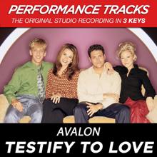 Avalon: Testify To Love (Key Of Gb/Ab Premiere Performance Plus)