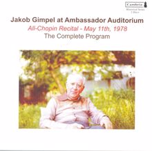Jakob Gimpel: Scherzo No. 1 in B minor, Op. 20