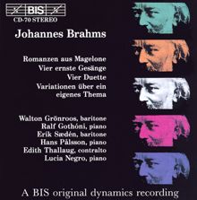Ralf Gothóni: Brahms: Romanzen Aus Magelone, Op. 33