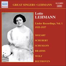 Lotte Lehmann: Lehmann, Lotte: Lieder Recordings, Vol. 1 (1935-1937)