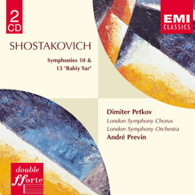 Andre Previn: Shostakovich: Symphonies Nos. 10 & 13 "Babi Yar"