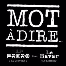 Frero 110GN feat. Le Bavar: Mot a dire (Vocal)