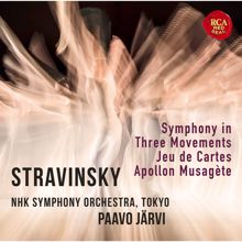 Paavo Jarvi NHK Symphony Orchestra, Tokyo: Stravinsky: Symphony in Three Movements, Jeu de Cartes & Apollon Musagete