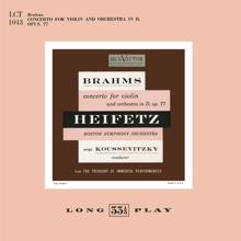 Jascha Heifetz: Brahms: concerto for violin and orchestra in D, op.77