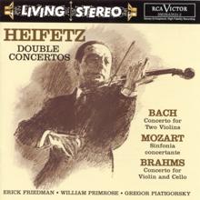 Jascha Heifetz: Bach: Concerto for Two Violins/Mozart: Sinfonia concertante/Brahms: Double Concerto