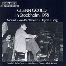 Glenn Gould: Gould Plays The Piano In Stockholm, 1958