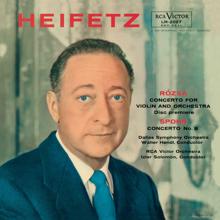 Jascha Heifetz: Rosza: Violin Concerto, Op. 24, Spohr: Violin Concerto No. 8, Op. 47 in A Minor, Tchaikovsky: Sérénade mélancolique, Op. 26