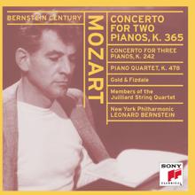 Leonard Bernstein: Mozart: Piano Concertos & Piano Quartet No. 1