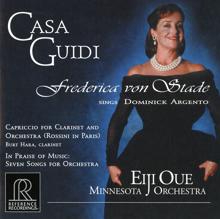 Frederica von Stade: Argento: Casa Guidi, Capriccio "Rossini in Paris" & In Praise of Music