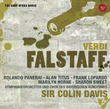 Sir Colin Davis: Verdi: Falstaff