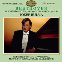 Josef Bulva: Piano Sonata No. 14 in C-Sharp Minor, Op. 27, No. 2 "Moonlight": II. Allegretto