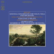 George Szell: Mozart: Sinfonia Concertante, K. 364 & Exsultate, Jubilate, K. 165