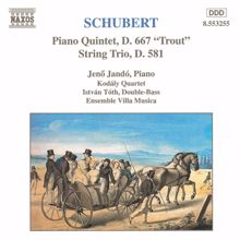 Jenő Jandó: String Trio in B flat major, D. 581: III. Menuetto: Allegretto