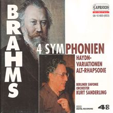 Kurt Sanderling: Brahms: 4 Symphonies