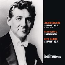 Leonard Bernstein: Brahms: Symphony No. 4 in E Minor - Chávez: Sinfonía India -  Diamond: Symphony No. 4