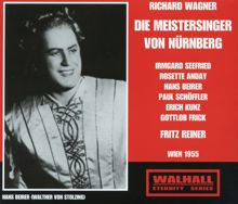 Irmgard Seefried: Die Meistersinger von Nurnberg (The Mastersingers of Nuremberg): Act III Scene 5: Das Lied, furwahr, ist nicht von mir (Sachs)