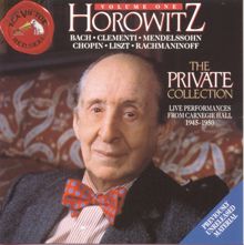 Vladimir Horowitz: The Private Collection - Vol. 1