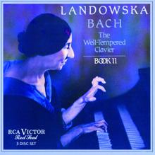Wanda Landowska: The Well-Tempered Clavier, Book II, BWV 870-893/Fugue XII in F-Minor (Remastered 1988)