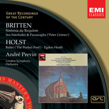 André Previn/London Symphony Orchestra: Britten:Sinfonia da Requiem, Peter Grimes/Holst:The Perfect Fool, Egdon Heath