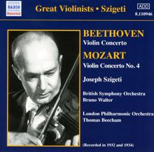 Joseph Szigeti: Beethoven / Mozart: Violin Concertos (Szigeti) (1932, 1934)