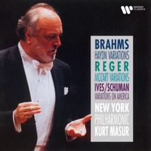 Kurt Masur: Brahms: Haydn Variations, Op. 56a - Reger: Mozart Variations, Op. 132 - Ives: Variations on "America"