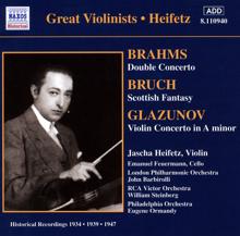 Jascha Heifetz: BRAHMS / GLAZUNOV: Violin Concertos (Heifetz) (1934, 1939)