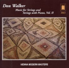 Various Artists: Walker: Music for Strings and Strings with Piano, Vol. 2